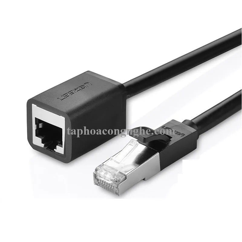 Ugreen 11278 0.5M màu Đen Cáp nối dài Ethernet CAT6 FTP RJ45 NW112 30011278